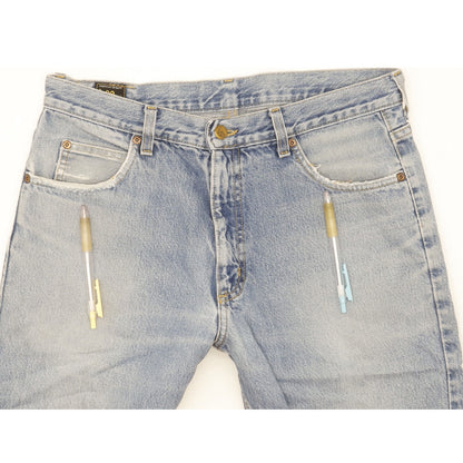 Lee Portland Men Blue Straight Regular Jeans W34 L31