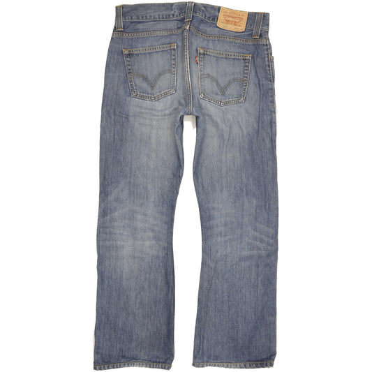 Levi's 512 Men Blue Bootcut Slim Jeans W34 L31