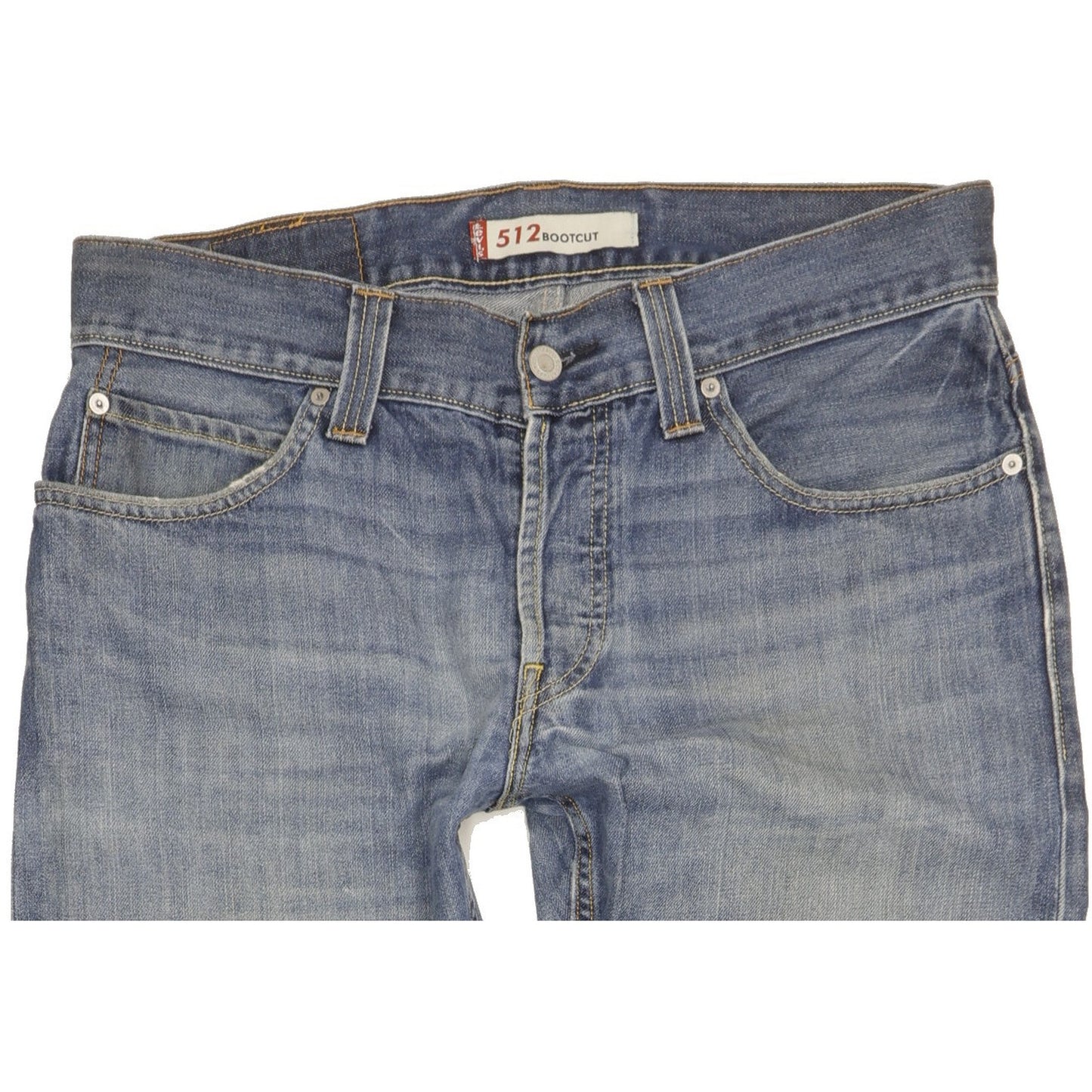 Levi's 512 Men Blue Bootcut Slim Jeans W34 L31