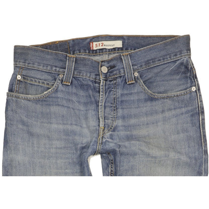 Levi's 512 Men Blue Bootcut Slim Jeans W34 L31