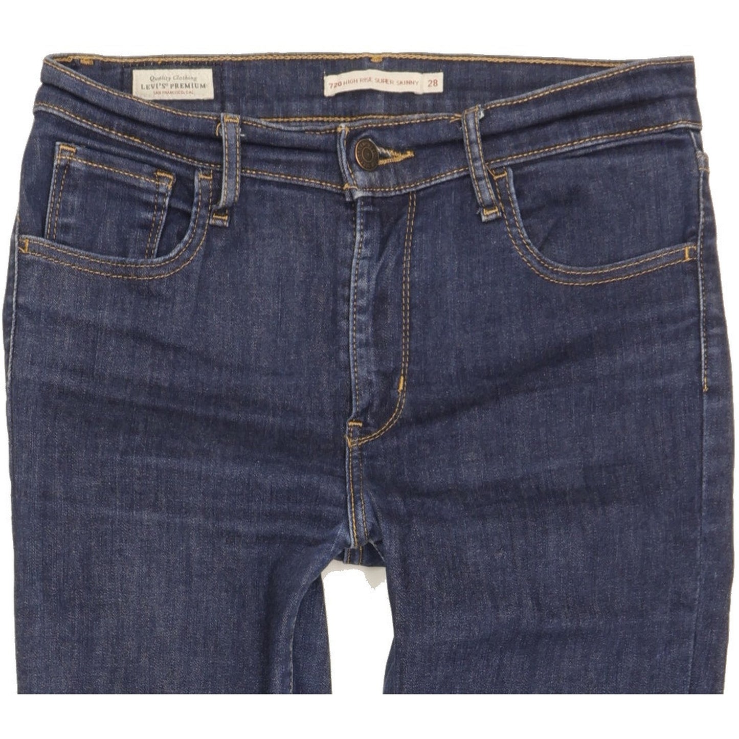 Levi's 720 Women Blue Skinny Slim Stretch Jeans W28 L27