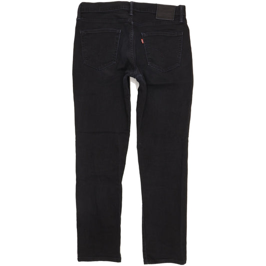 Levi's 511 Men Black Straight Slim Jeans W34 L31