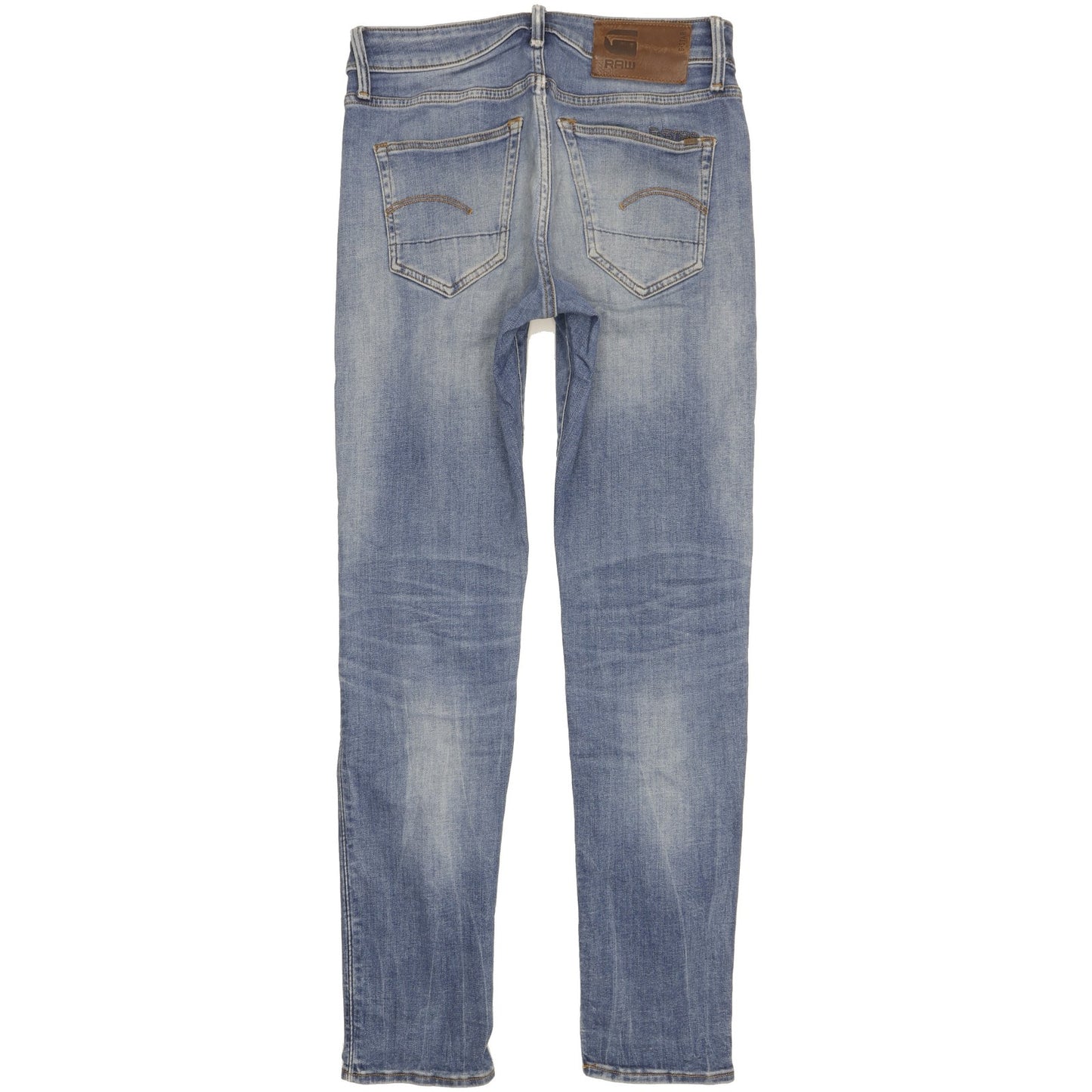 G-Star 3301 Men Blue Straight Slim Stretch Jeans W29 L32