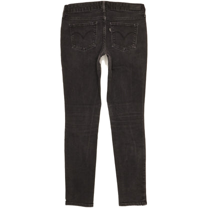 Levi's Slight Curve Women Black Skinny Slim Stretch Jeans W30 L30