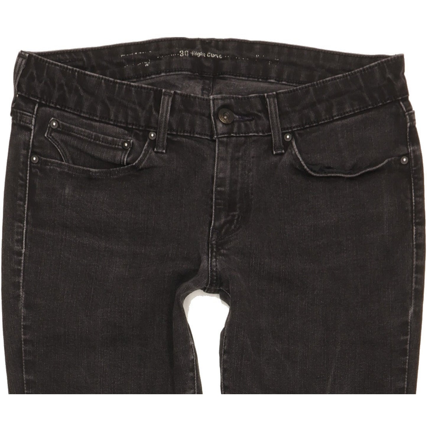 Levi's Slight Curve Women Black Skinny Slim Stretch Jeans W30 L30