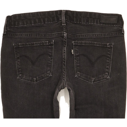 Levi's Slight Curve Women Black Skinny Slim Stretch Jeans W30 L30