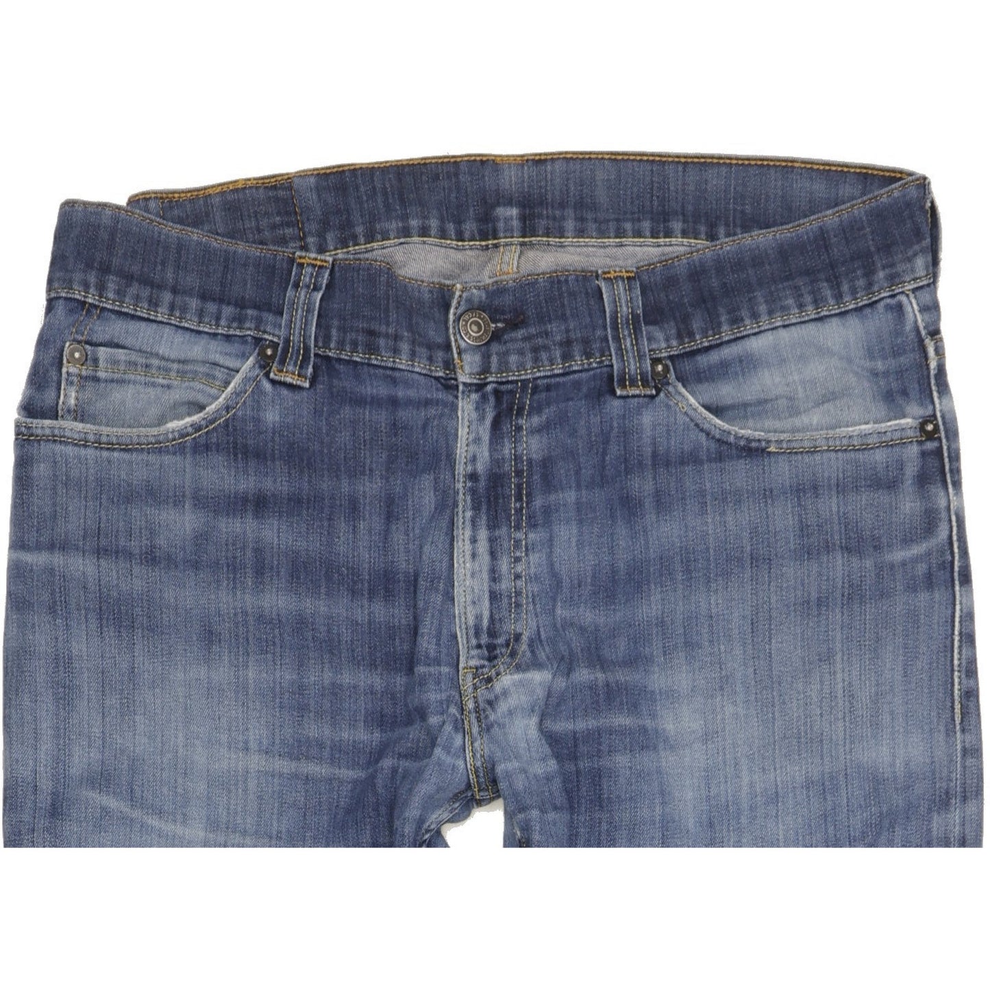 Levi's 506 Men Blue Straight Regular Stretch Jeans W36 L33