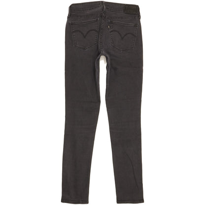 Levi's 711 Women Black Skinny Slim Stretch Jeans W29 L29