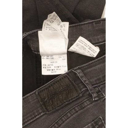 Levi's 711 Women Black Skinny Slim Stretch Jeans W29 L29