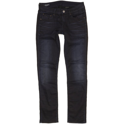 G-Star Attacc Women Navy Straight Slim Stretch Jeans W29 L30