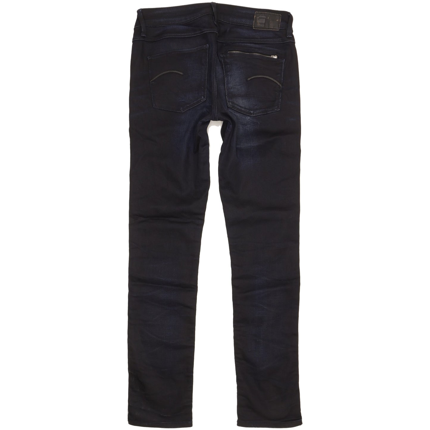 G-Star Attacc Women Navy Straight Slim Stretch Jeans W29 L30