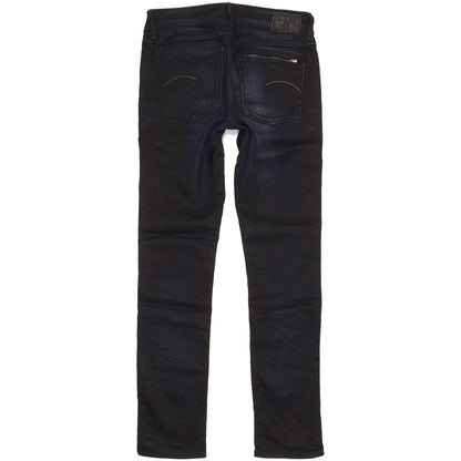 G-Star Attacc Women Navy Straight Slim Stretch Jeans W29 L30