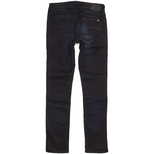 G-Star Attacc Women Navy Straight Slim Stretch Jeans W29 L30