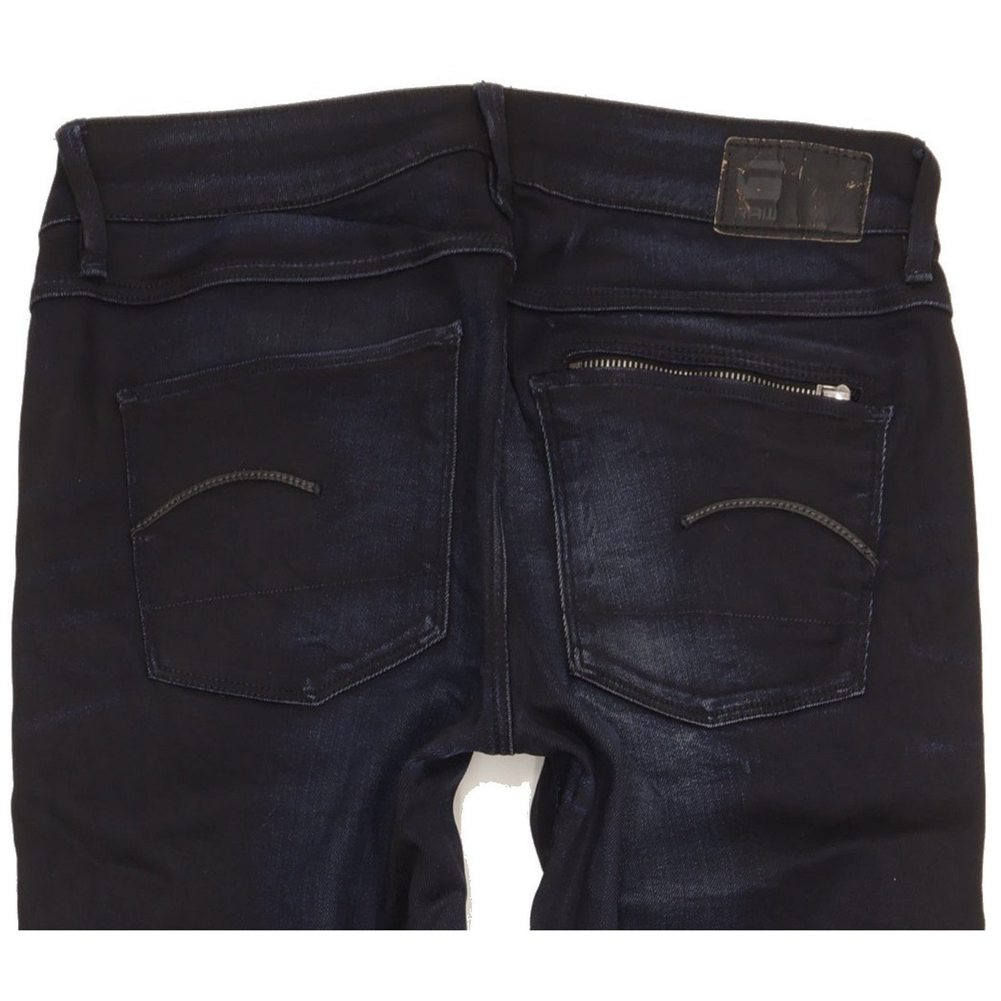 G-Star Attacc Women Navy Straight Slim Stretch Jeans W29 L30