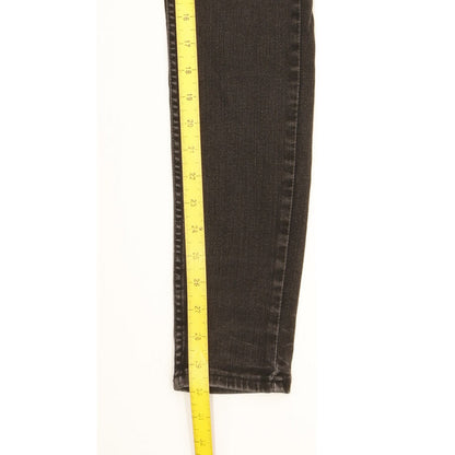 Levi's 710 Super Women Black Skinny Slim Stretch Jeans W27 L30