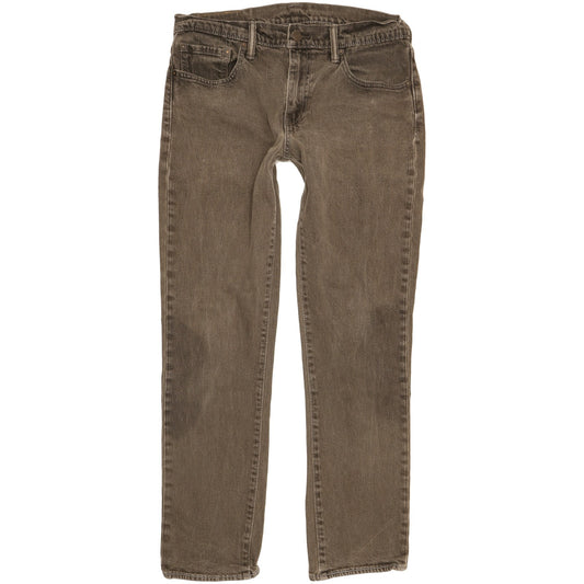 Levi's 511 Men Grey Straight Slim Stretch Jeans W32 L30