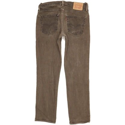 Levi's 511 Men Grey Straight Slim Stretch Jeans W32 L30