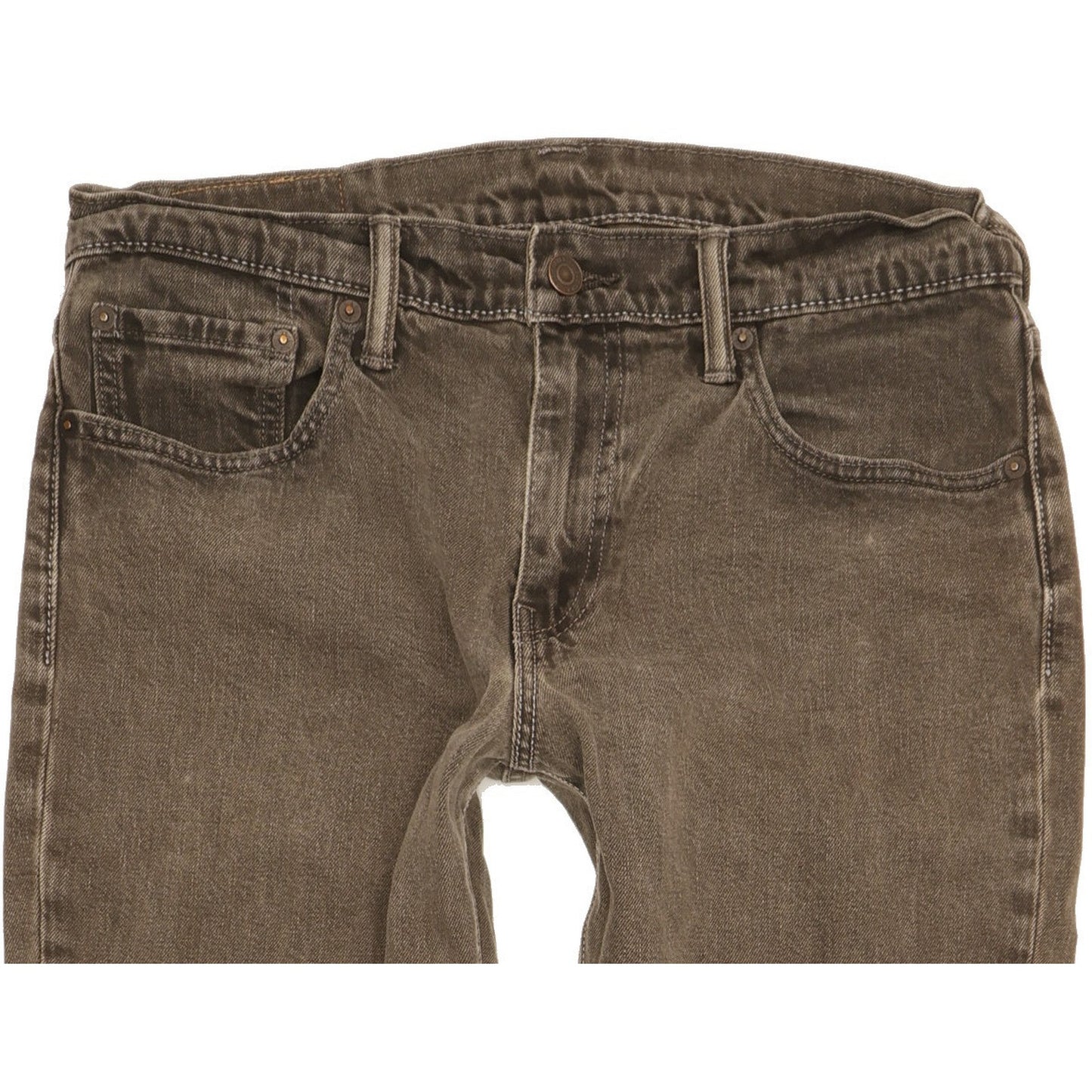 Levi's 511 Men Grey Straight Slim Stretch Jeans W32 L30