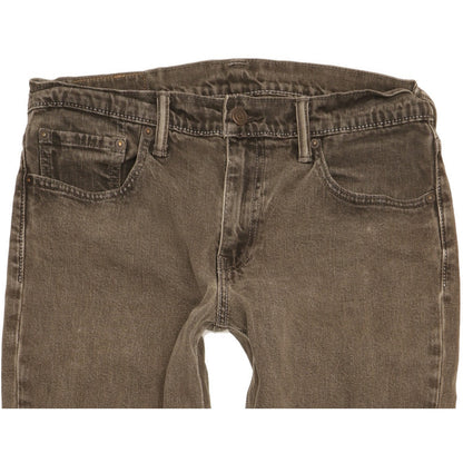 Levi's 511 Men Grey Straight Slim Stretch Jeans W32 L30
