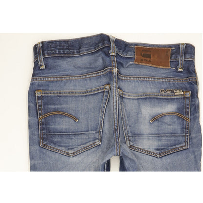 G-Star 3301 Men Blue Straight Slim Jeans W33 L30