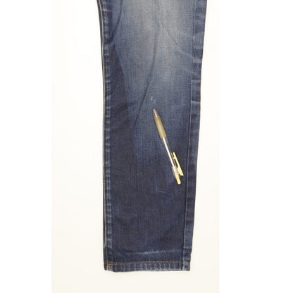 G-Star 3301 Men Blue Straight Slim Jeans W33 L30