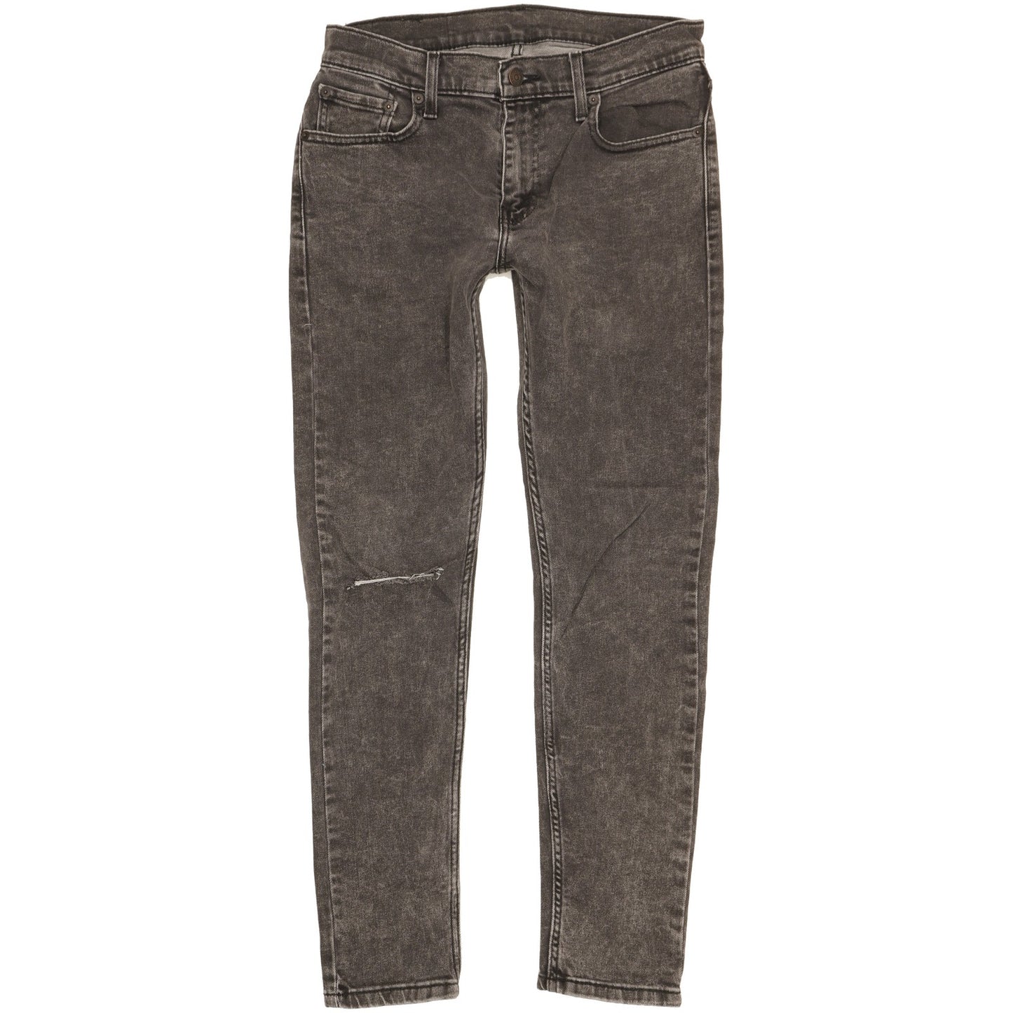 Levi's 512 Men Grey Tapered Slim Stretch Jeans W30 L30