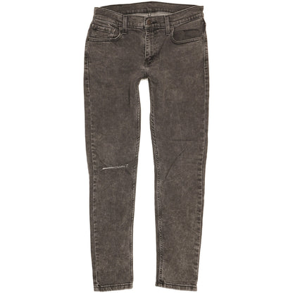 Levi's 512 Men Grey Tapered Slim Stretch Jeans W30 L30