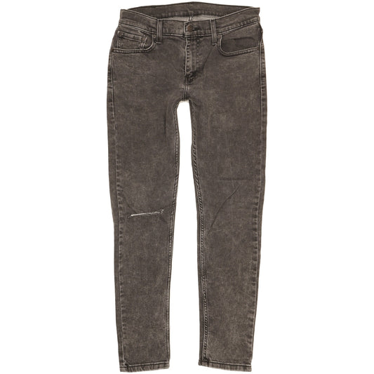 Levi's 512 Men Grey Tapered Slim Stretch Jeans W30 L30