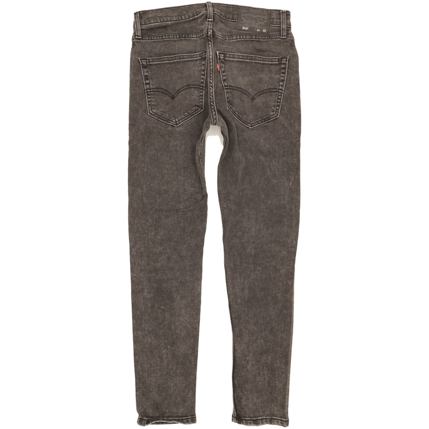 Levi's 512 Men Grey Tapered Slim Stretch Jeans W30 L30