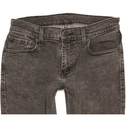 Levi's 512 Men Grey Tapered Slim Stretch Jeans W30 L30