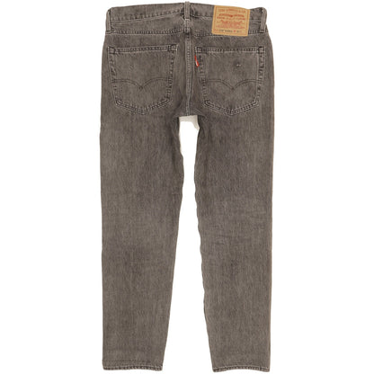 Levi's 502 Hi-Ball Men Grey Tapered Regular Stretch Jeans W31 L29