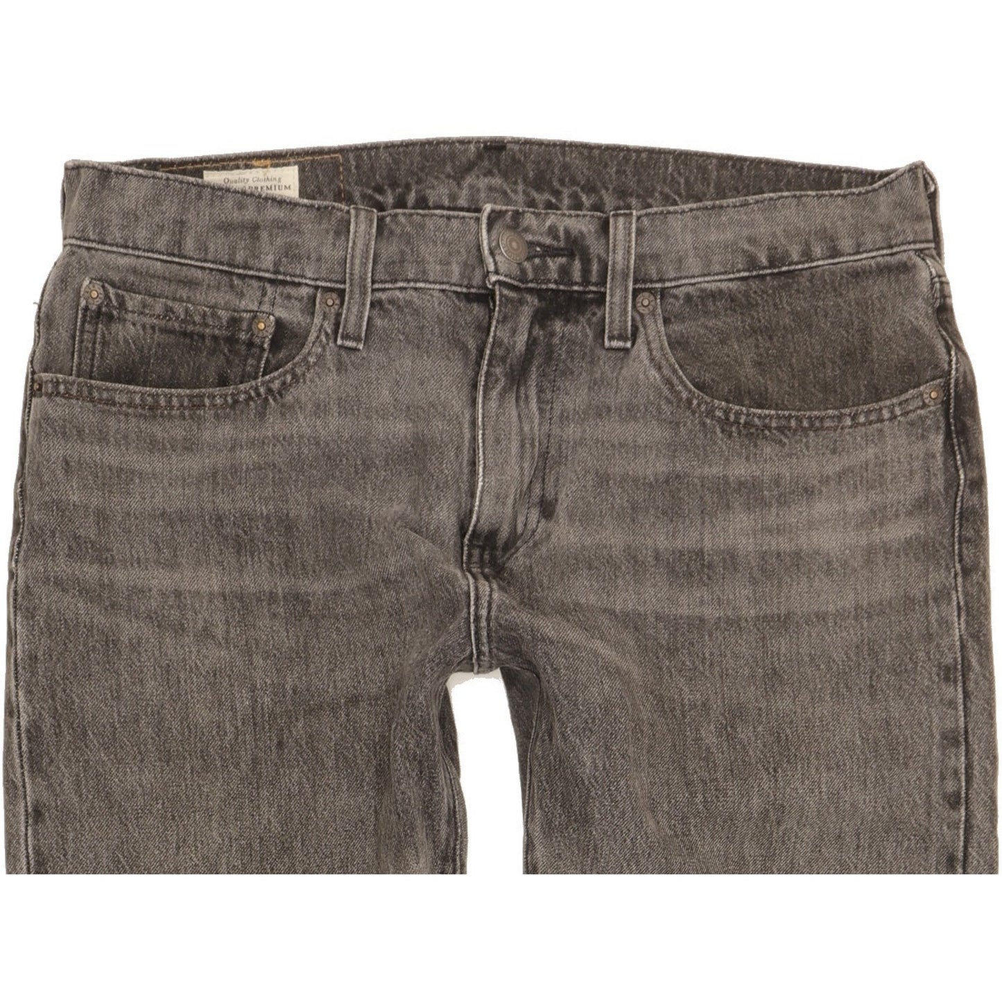 Levi's 502 Hi-Ball Men Grey Tapered Regular Stretch Jeans W31 L29