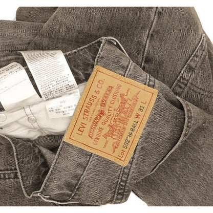 Levi's 502 Hi-Ball Men Grey Tapered Regular Stretch Jeans W31 L29