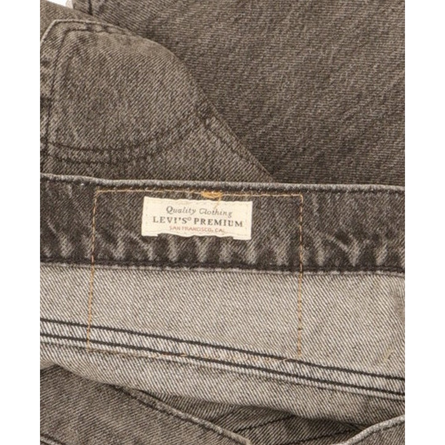 Levi's 502 Hi-Ball Men Grey Tapered Regular Stretch Jeans W31 L29