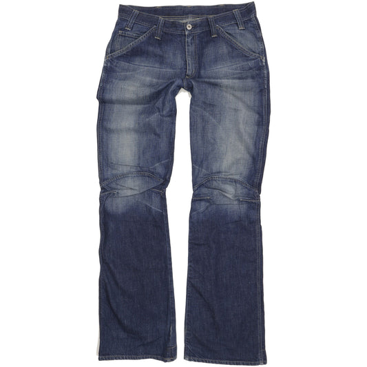 G-Star Men Blue Bootcut Regular Jeans W34 L36