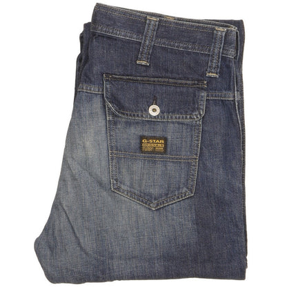G-Star Men Blue Bootcut Regular Jeans W34 L36