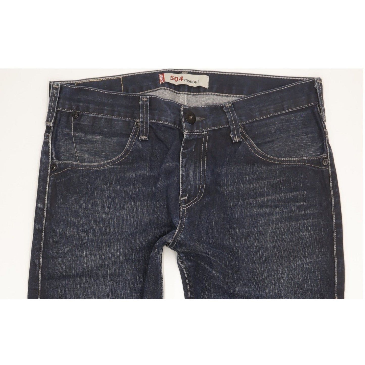 Levi's 504 Men Blue Straight Regular Jeans W32 L30