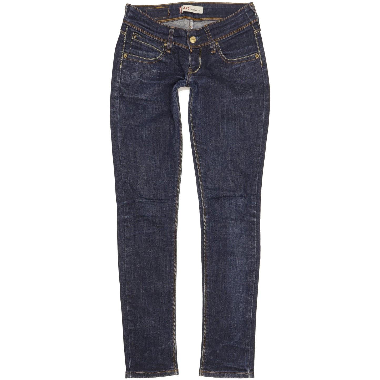 Levi's 473 Women Blue Skinny Slim Stretch Jeans W27 L31