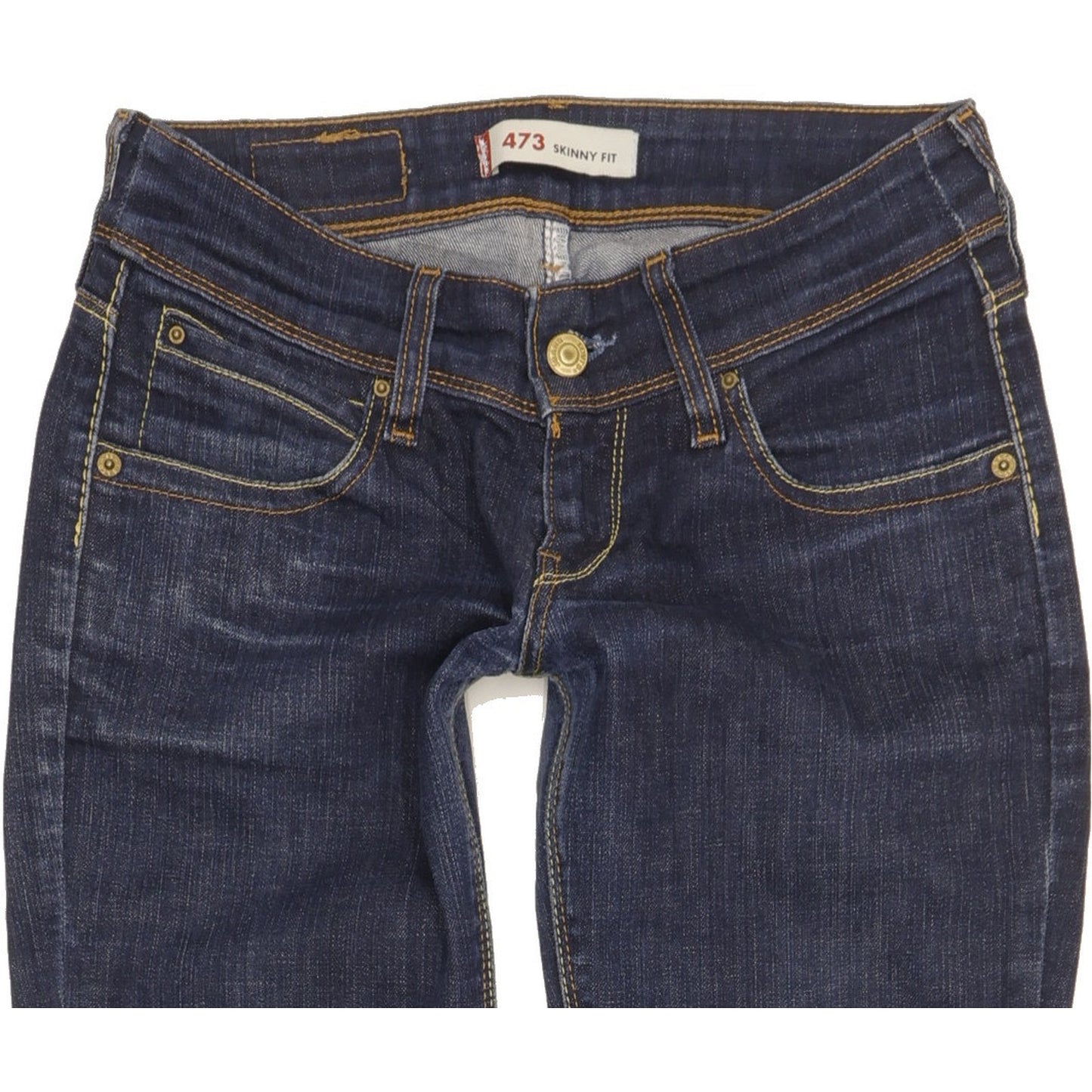 Levi's 473 Women Blue Skinny Slim Stretch Jeans W27 L31