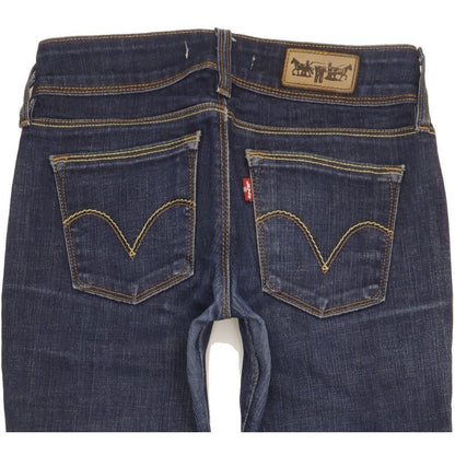 Levi's 473 Women Blue Skinny Slim Stretch Jeans W27 L31