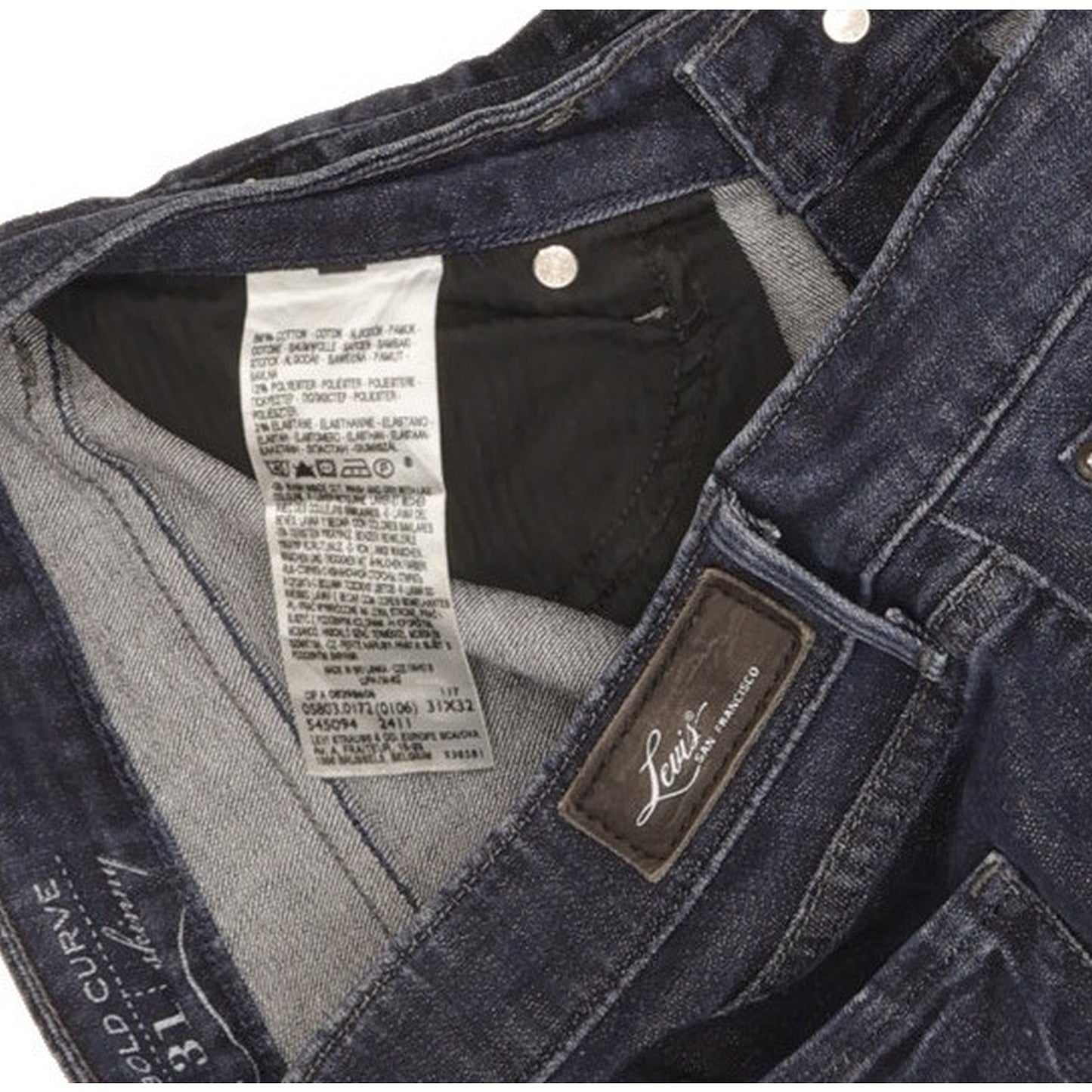 Levi's Bold Curve Women Blue Skinny Slim Stretch Jeans W31 L30