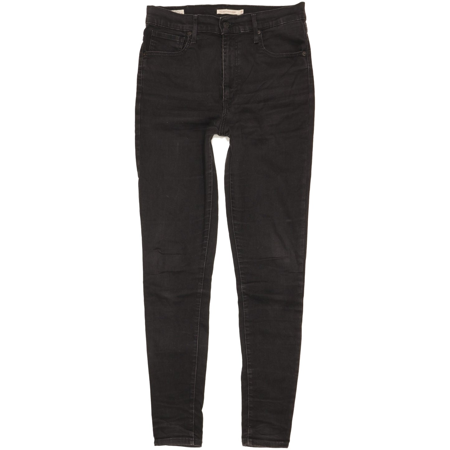 Levi's Mile Black Skinny Slim Stretch Jeans High Waisted W31 L32