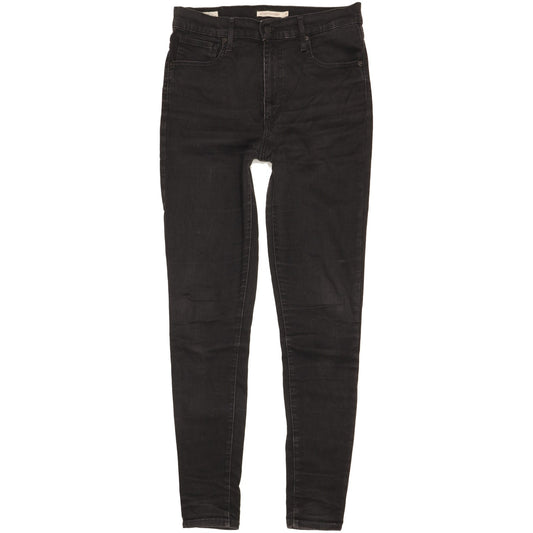 Levi's Mile Black Skinny Slim Stretch Jeans High Waisted W31 L32