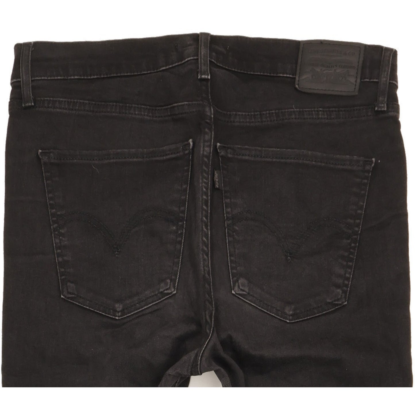 Levi's Mile Black Skinny Slim Stretch Jeans High Waisted W31 L32