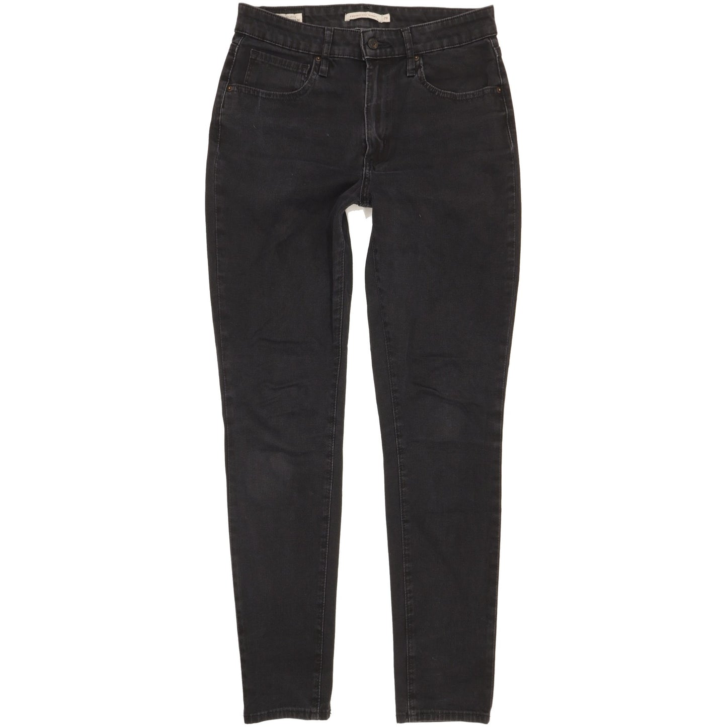 Levi's 721 Black Skinny Slim Stretch Jeans High Waisted W28 L30