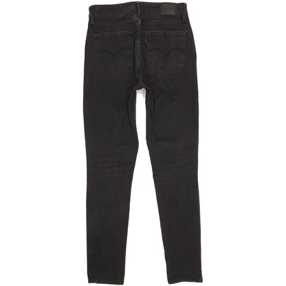 Levi's 721 Black Skinny Slim Stretch Jeans High Waisted W28 L30