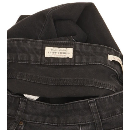 Levi's 721 Black Skinny Slim Stretch Jeans High Waisted W28 L30