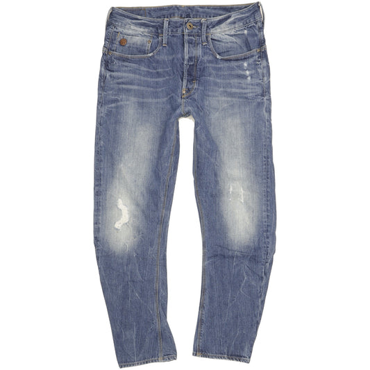 G-Star Type C 3D Men Blue Tapered Loose Jeans W33 L32