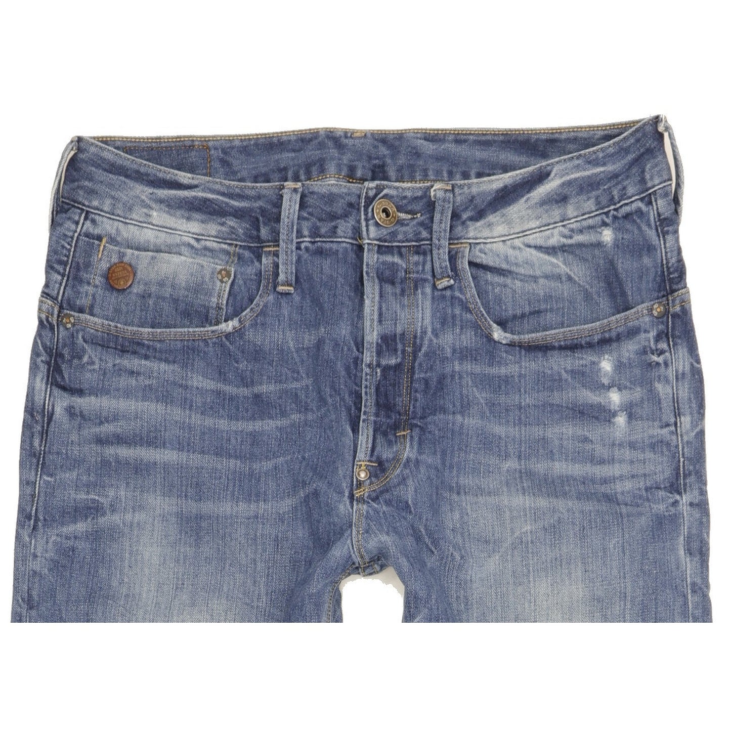 G-Star Type C 3D Men Blue Tapered Loose Jeans W33 L32