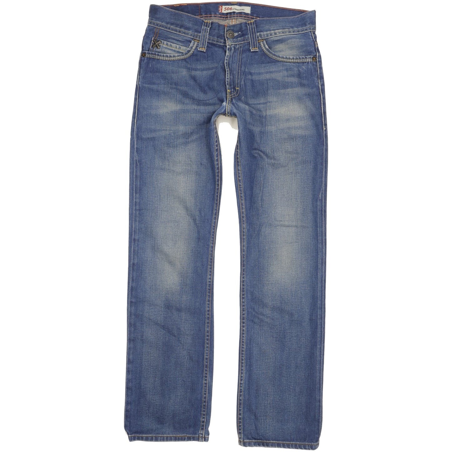 Levi's 506 Men Blue Straight Regular Jeans W32 L33
